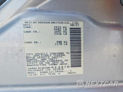 Zdjęcie 12 z 12 samochodu: 2022 NISSAN ALTIMA SR VIN:1N4BL4CW2NN413478 - miniatura