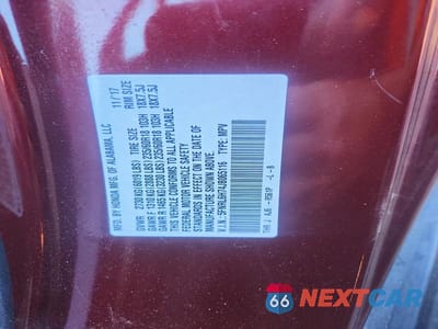 Zdjęcie 13 z 13 samochodu: 2018 HONDA ODYSSEY EXL VIN:5FNRL6H74JB065116 - miniatura