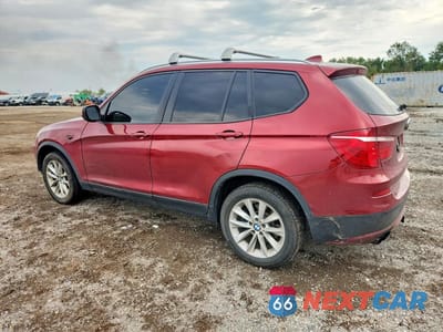 Drugie zdjęcie samochodu z przodu: 2013 BMW X3 XDRIVE28I VIN:5UXWX9C56D0A21489 - miniatura