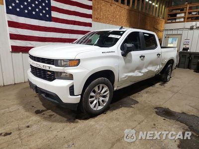 2021 CHEVROLET SILVERADO K1500 CUSTOM 3GCPYBEK1MG423734 - główne zdjęcie licytacji z USA - miniatura