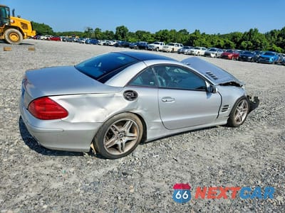 Trzecie zdjęcie samochodu z tyłu: 2004 MERCEDES-BENZ SL 500 VIN:WDBSK75F34F071333 - miniatura