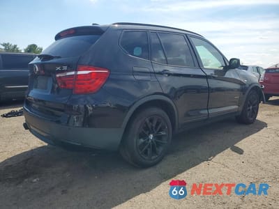 Trzecie zdjęcie samochodu z tyłu: 2014 BMW X3 XDRIVE28I VIN:5UXWX9C54E0D43601 - miniatura