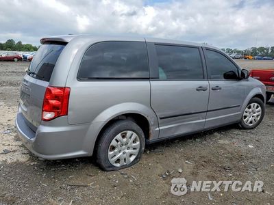 Trzecie zdjęcie samochodu z tyłu: 2016 DODGE GRAND CARAVAN SE VIN:2C4RDGBG1GR202666 - miniatura