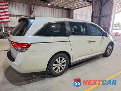Trzecie zdjęcie samochodu z tyłu: 2017 HONDA ODYSSEY EXL VIN:5FNRL5H66HB019881 - miniatura
