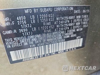 Zdjęcie 13 z 13 samochodu: 2025 SUBARU OUTBACK PREMIUM VIN:4S4BTACC5S3276599 - miniatura