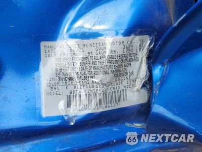 Zdjęcie 12 z 12 samochodu: 2021 NISSAN VERSA SV VIN:3N1CN8EV1ML861197 - miniatura