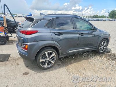 Trzecie zdjęcie samochodu z tyłu: 2019 HYUNDAI KONA LIMITED VIN:KM8K33A57KU372504 - miniatura