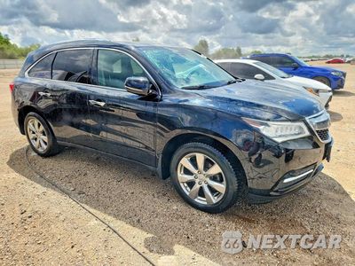 Czwarte zdjęcie samochodu z boku: 2016 ACURA MDX ADVANCE VIN:5FRYD4H95GB013483 - miniatura