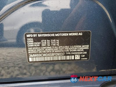 Zdjęcie 13 z 13 samochodu: 2025 BMW 3 SERIES 330I VIN:3MW69CW04S8F09037 - miniatura