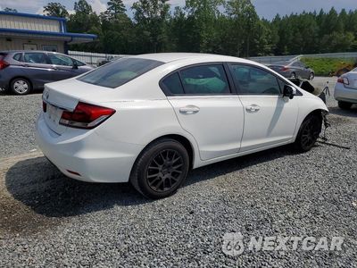 Trzecie zdjęcie samochodu z tyłu: 2014 HONDA CIVIC EX VIN:19XFB2F88EE070681 - miniatura