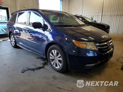 Czwarte zdjęcie samochodu z boku: 2015 HONDA ODYSSEY EXL VIN:5FNRL5H68FB017725 - miniatura