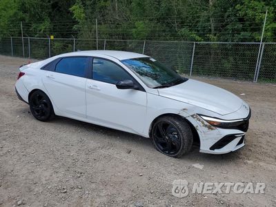 Czwarte zdjęcie samochodu z boku: 2026 HYUNDAI ELANTRA SEL SPORT VIN:KMHLM4DG6TU147870 - miniatura