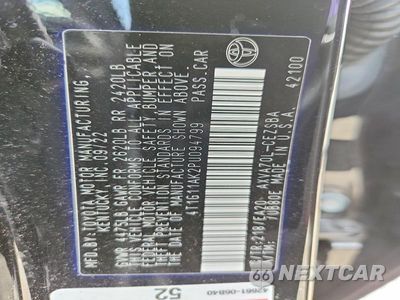 Zdjęcie 12 z 12 samochodu: 2023 TOYOTA CAMRY SE VIN:4T1G11AK2PU094799 - miniatura