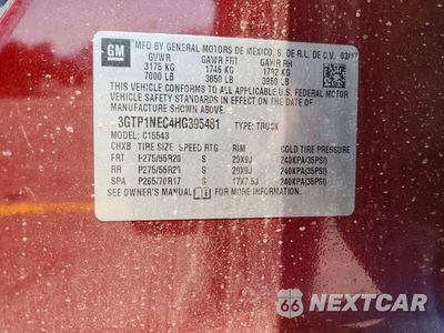 Zdjęcie 12 z 12 samochodu: 2017 GMC SIERRA C1500 SLT VIN:3GTP1NEC4HG395481 - miniatura