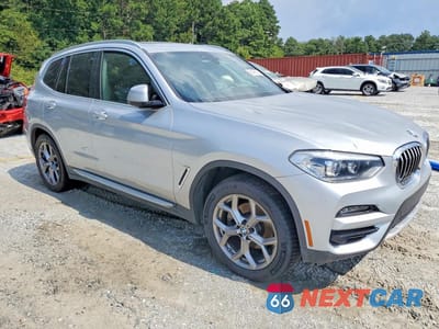 Czwarte zdjęcie samochodu z boku: 2020 BMW X3 SDRIVE30I VIN:5UXTY3C08L9C92422 - miniatura