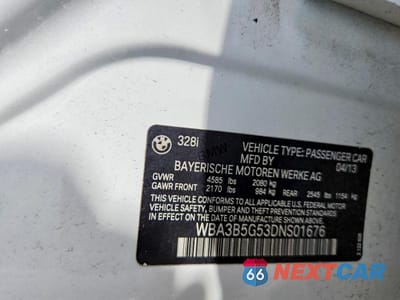 Zdjęcie 12 z 12 samochodu: 2013 BMW 328 XI SULEV VIN:WBA3B5G53DNS01676 - miniatura