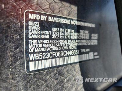 Zdjęcie 14 z 14 samochodu: 2024 BMW IX XDRIVE50 VIN:WB523CF08RCN46657 - miniatura