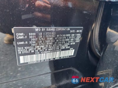 Zdjęcie 14 z 14 samochodu: 2025 SUBARU ASCENT ONYX TOURING VIN:4S4WMAWD4S3438628 - miniatura