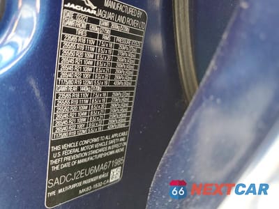 Zdjęcie 13 z 13 samochodu: 2021 JAGUAR F-PACE S VIN:SADCJ2EU6MA671985 - miniatura