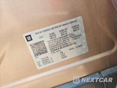 Zdjęcie 13 z 13 samochodu: 2018 CHEVROLET EQUINOX LT VIN:2GNAXJEV5J6248951 - miniatura
