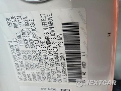 Zdjęcie 13 z 13 samochodu: 2026 HONDA CR-V SPORT VIN:5J6RS5H51TL028742 - miniatura