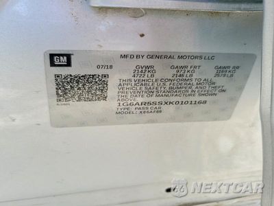 Zdjęcie 13 z 13 samochodu: 2019 CADILLAC CTS LUXURY VIN:1G6AR5SSXK0101168 - miniatura