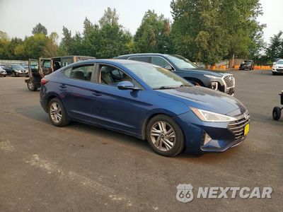 Czwarte zdjęcie samochodu z boku: 2020 HYUNDAI ELANTRA SEL VIN:5NPD84LF9LH542531 - miniatura
