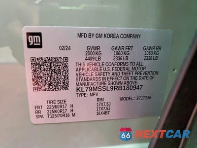 Zdjęcie 14 z 14 samochodu: 2024 CHEVROLET TRAILBLAZER ACTIV VIN:KL79MSSL9RB180947 - miniatura
