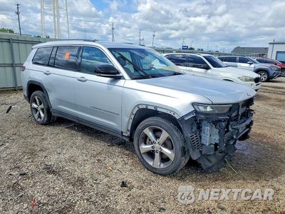 Czwarte zdjęcie samochodu z boku: 2021 JEEP GRAND CHEROKEE L LIMITED VIN:1C4RJKBG8M8205227 - miniatura