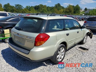 Trzecie zdjęcie samochodu z tyłu: 2006 SUBARU LEGACY OUTBACK 2.5I VIN:4S4BP61CX67310877 - miniatura