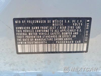 Zdjęcie 13 z 13 samochodu: 2026 VOLKSWAGEN JETTA GLI AUTOBAHN VIN:3VW1M7BU5TM000074 - miniatura