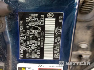 Zdjęcie 12 z 12 samochodu: 2019 TOYOTA CAMRY SE VIN:4T1B11HK2KU695574 - miniatura
