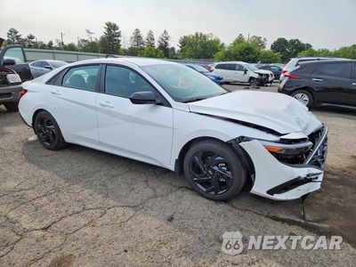 Czwarte zdjęcie samochodu z boku: 2026 HYUNDAI ELANTRA SEL SPORT VIN:KMHLM4DG4TU120182 - miniatura