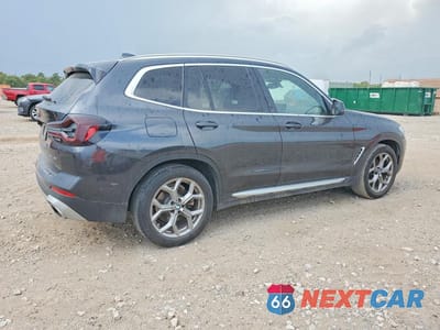 Trzecie zdjęcie samochodu z tyłu: 2023 BMW X3 SDRIVE30I VIN:5UX43DP03P9P37798 - miniatura