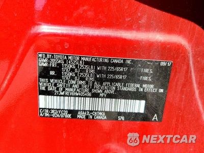 Zdjęcie 13 z 13 samochodu: 2017 TOYOTA RAV4 XLE VIN:2T3WFREV6HW405496 - miniatura