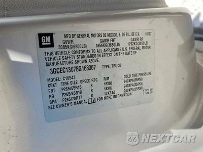 Zdjęcie 12 z 12 samochodu: 2008 CHEVROLET SILVERADO C1500 VIN:3GCEC13078G168367 - miniatura