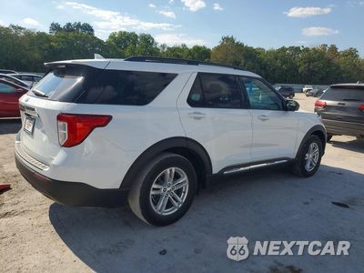 Trzecie zdjęcie samochodu z tyłu: 2020 FORD EXPLORER XLT VIN:1FMSK7DH5LGB63228 - miniatura