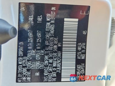 Zdjęcie 13 z 13 samochodu: 2019 LEXUS NX 300H VIN:JTJBJRBZ9K2124469 - miniatura