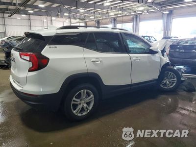 Trzecie zdjęcie samochodu z tyłu: 2023 GMC TERRAIN SLE VIN:3GKALTEGXPL208116 - miniatura