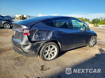 Trzecie zdjęcie samochodu z tyłu: 2021 TESLA MODEL Y VIN:5YJYGDEE3MF257025 - miniatura