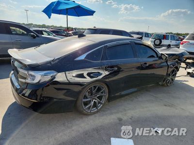 Trzecie zdjęcie samochodu z tyłu: 2021 HONDA ACCORD LX VIN:1HGCV1F18MA026674 - miniatura