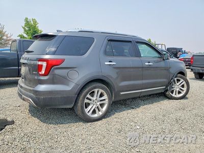 Trzecie zdjęcie samochodu z tyłu: 2017 FORD EXPLORER LIMITED VIN:1FM5K8F87HGE39495 - miniatura