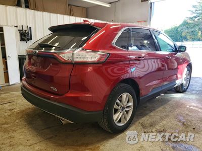 Trzecie zdjęcie samochodu z tyłu: 2018 FORD EDGE SEL VIN:2FMPK4J86JBC53131 - miniatura
