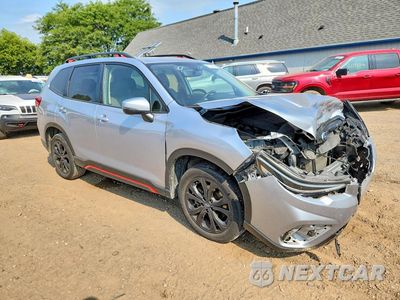 Czwarte zdjęcie samochodu z boku: 2020 SUBARU FORESTER SPORT VIN:JF2SKALC3LH560262 - miniatura