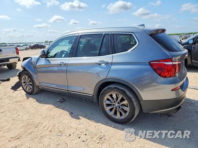 Drugie zdjęcie samochodu z przodu: 2013 BMW X3 XDRIVE28I VIN:5UXWX9C52D0D08148 - miniatura