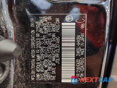 Zdjęcie 12 z 12 samochodu: 2020 TOYOTA PRIUS XLE AWD-E VIN:JTDL9RFU0L3014680 - miniatura