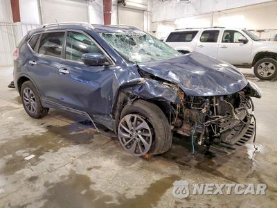 Czwarte zdjęcie samochodu z boku: 2016 NISSAN ROGUE SL VIN:5N1AT2MV0GC852267 - miniatura