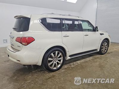Trzecie zdjęcie samochodu z tyłu: 2014 INFINITI QX80 BASE VIN:JN8AZ2ND3E9751134 - miniatura