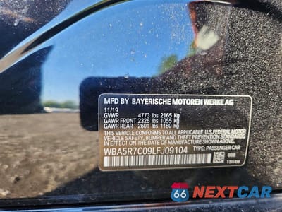 Zdjęcie 12 z 12 samochodu: 2020 BMW 330XI VIN:WBA5R7C09LFJ09104 - miniatura
