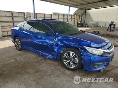 Czwarte zdjęcie samochodu z boku: 2018 HONDA CIVIC EX VIN:JHMFC1F37JX008662 - miniatura